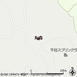 岩手県一関市東山町長坂丸森周辺の地図
