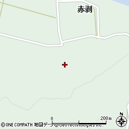 山形県酒田市赤剥道ノ上周辺の地図