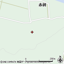 山形県酒田市赤剥（道ノ上）周辺の地図