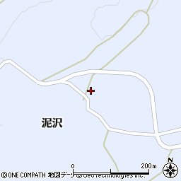 山形県酒田市泥沢宮ノ下周辺の地図