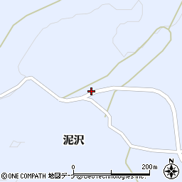 山形県酒田市泥沢（草田）周辺の地図