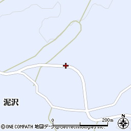 山形県酒田市泥沢作田谷地周辺の地図