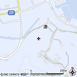 岩手県陸前高田市気仙町湊162周辺の地図