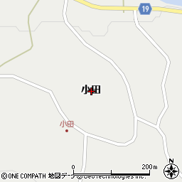 岩手県一関市東山町長坂小田周辺の地図