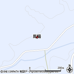 岩手県西磐井郡平泉町平泉馬場周辺の地図