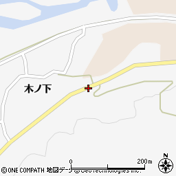 山形県酒田市福山宮ノ前周辺の地図