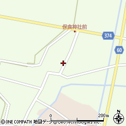 山形県酒田市千代田外野周辺の地図
