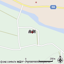 〒999-8203 山形県酒田市赤剥の地図