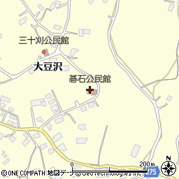 碁石公民館周辺の地図