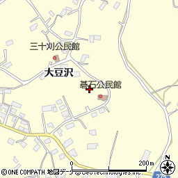 岩手県大船渡市末崎町（大豆沢）周辺の地図