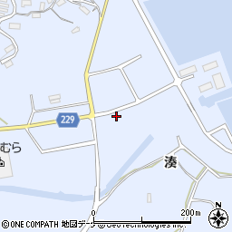 岩手県陸前高田市気仙町湊112周辺の地図