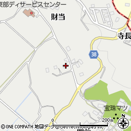 岩手県陸前高田市小友町財当69周辺の地図