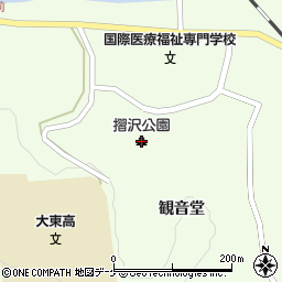 摺沢公園周辺の地図