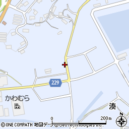 岩手県陸前高田市気仙町湊102周辺の地図