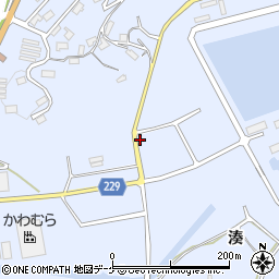 岩手県陸前高田市気仙町湊104周辺の地図