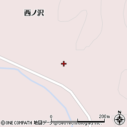 岩手県一関市大東町曽慶西ノ沢110周辺の地図