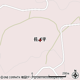 岩手県一関市大東町曽慶佐ノ平周辺の地図
