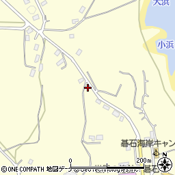 岩手県大船渡市末崎町大浜周辺の地図