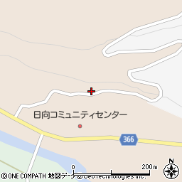 山形県酒田市上黒川日向平27周辺の地図