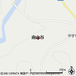 岩手県一関市東山町長坂南山谷周辺の地図