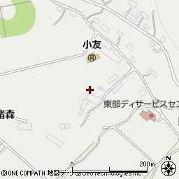 岩手県陸前高田市小友町財当40周辺の地図