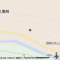 山形県酒田市上黒川宝泉田周辺の地図