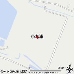 岩手県陸前高田市小友町小友浦周辺の地図