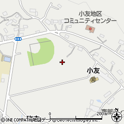 岩手県陸前高田市小友町（柳沢前）周辺の地図