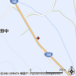 秋田県湯沢市秋ノ宮野中28周辺の地図