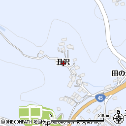 岩手県陸前高田市気仙町（丑沢）周辺の地図