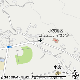 岩手県陸前高田市小友町柳沢周辺の地図