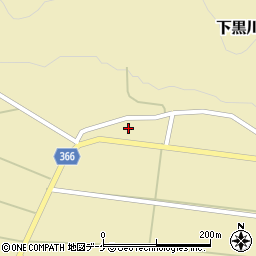 山形県酒田市下黒川（宮ノ前）周辺の地図