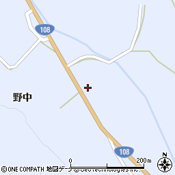 秋田県湯沢市秋ノ宮野中34周辺の地図