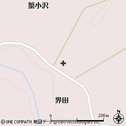 岩手県一関市大東町曽慶蟹小沢9周辺の地図