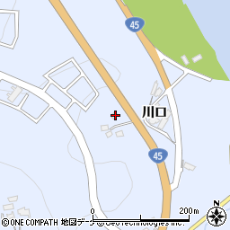 岩手県陸前高田市気仙町川口22周辺の地図