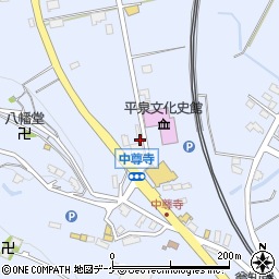 平泉観光レストセンター周辺の地図