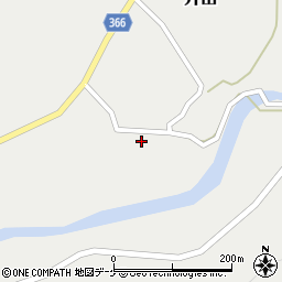 山形県酒田市升田東向22周辺の地図