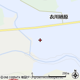 岩手県奥州市衣川楢原93周辺の地図