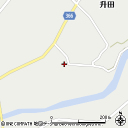 山形県酒田市升田東向31周辺の地図