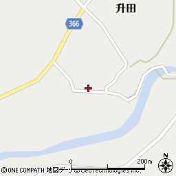 山形県酒田市升田東向35周辺の地図