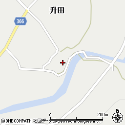 山形県酒田市升田東向50周辺の地図