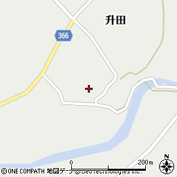 山形県酒田市升田東向39周辺の地図