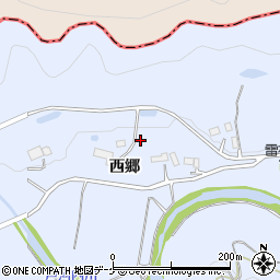 岩手県西磐井郡平泉町平泉西郷周辺の地図
