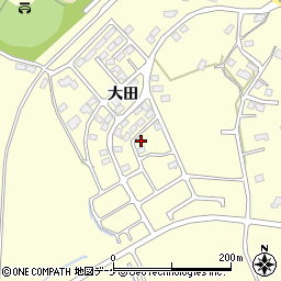 岩手県大船渡市末崎町大田周辺の地図