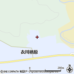 岩手県奥州市衣川楢原39周辺の地図