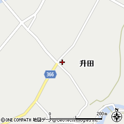 山形県酒田市升田大石1周辺の地図