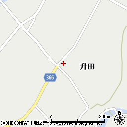 山形県酒田市升田大石2周辺の地図