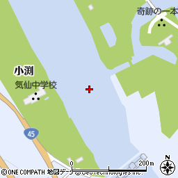 気仙川周辺の地図