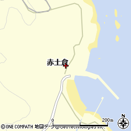 岩手県大船渡市末崎町赤土倉周辺の地図