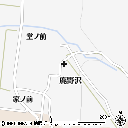 山形県飽海郡遊佐町鹿野沢家ノ平53周辺の地図